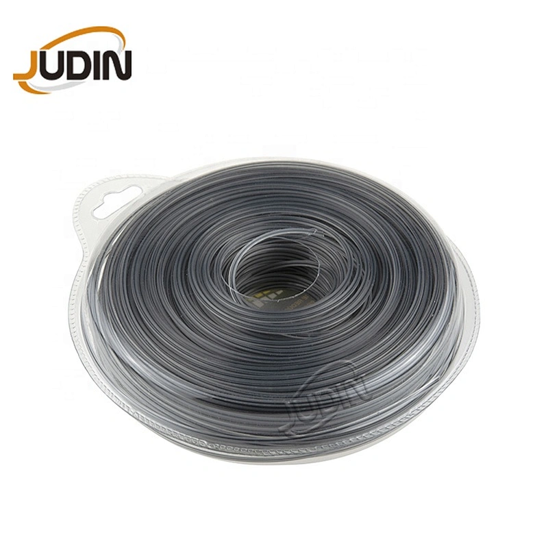 Garden tool spare parts Duo-round shape 2.4 mm 0.095'' Grass Nylon line Brush Cutter trimmer line for lawn mower