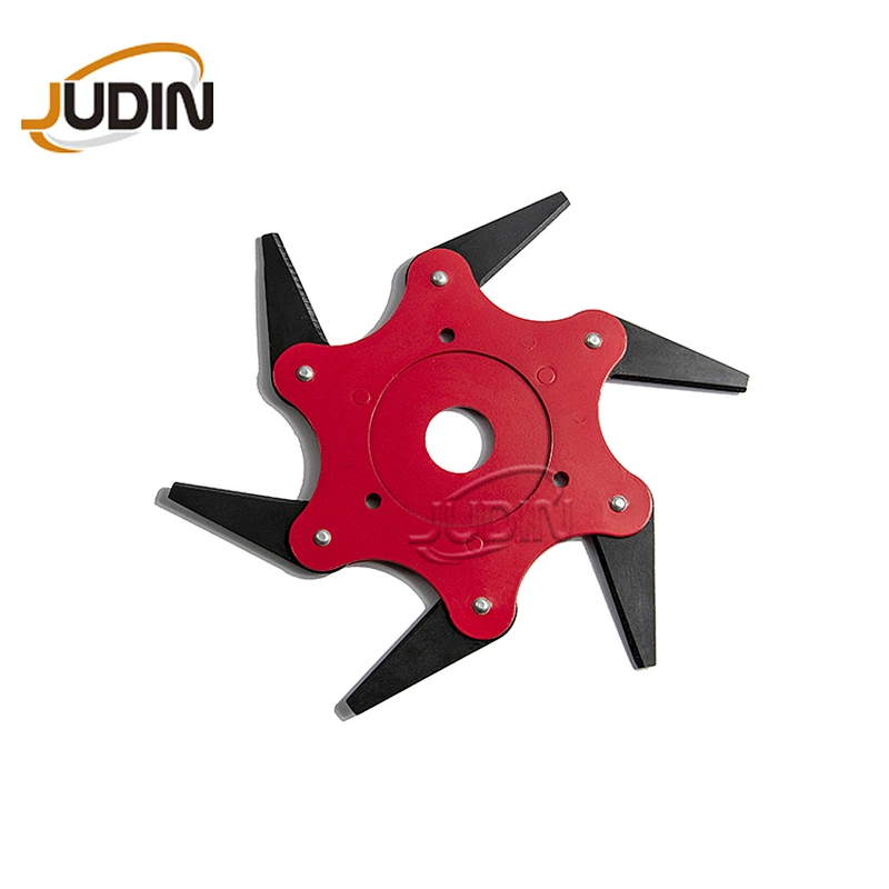 Hot Sale 6 Teeth Grass Trimmer Alloy Steel Blade For Wood Granite Stone Artificial Stone Brush Cutter Blade