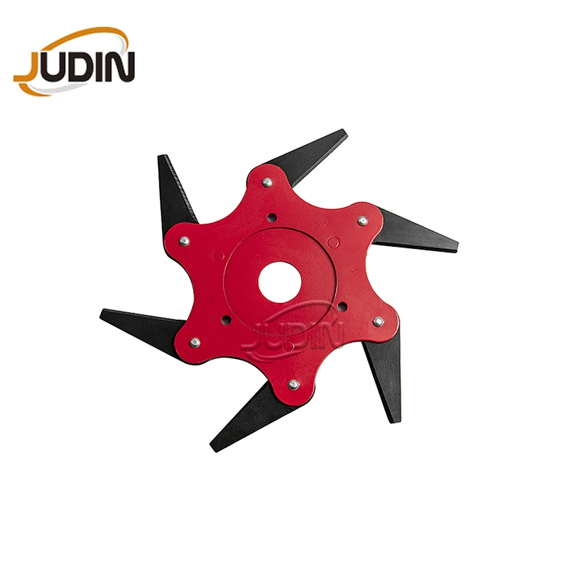 Hot Sale 6 Teeth Grass Trimmer Alloy Steel Blade For Wood Granite Stone Artificial Stone Brush Cutter Blade