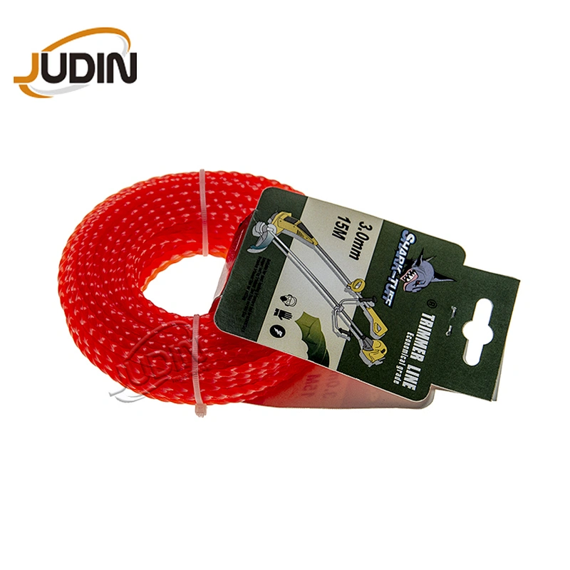 3.0mm*15m card head pack nylon trimmer line grass trimmer line