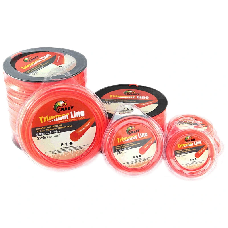Brush Cutter Spare Parts grass trimmer line lawnmower grass cutter lines Cutting nylon Trimmer line