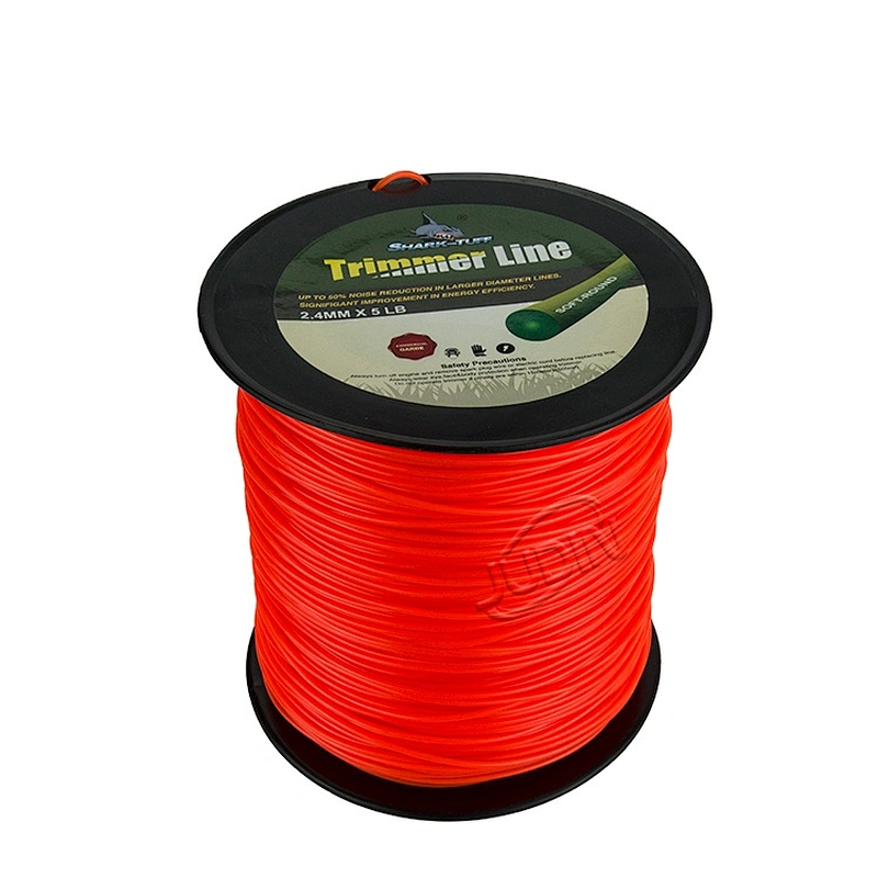 2.4mm*5LB spool Hot Sale Brush Cutter Spare Parts Commercial Trimmer Line Grass For Weed Eater Trimmer Line