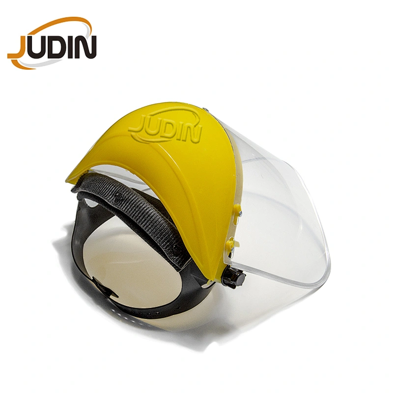 High quality PP plastic visor  PVC Faceshield  with Transparent Face shield Anti Splash Safety Face Shield For Brush Cutter