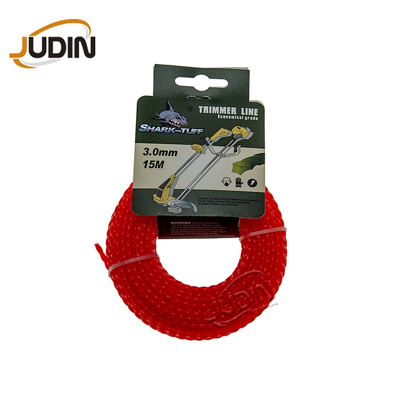 3.0mm*15m card head pack nylon trimmer line grass trimmer line