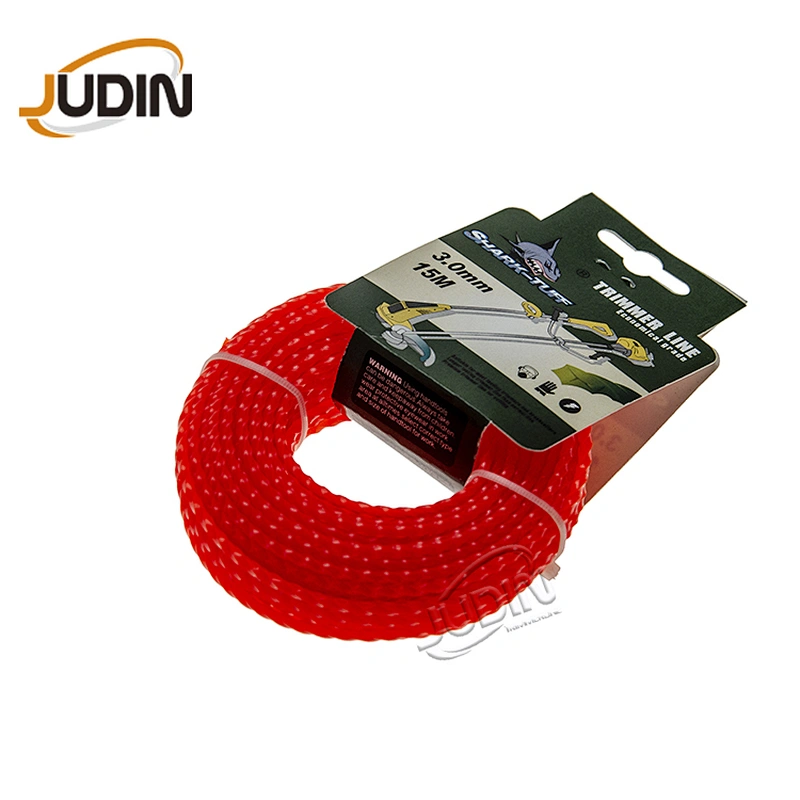 3.0mm*15m card head pack nylon trimmer line grass trimmer line
