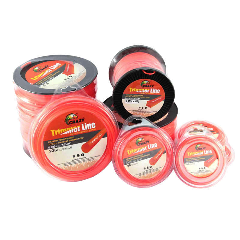 Top Professional Trimmer Line 1.3mm-4.0mm Petrol / Gas Cordless Anti-slip 2-STROKE 4-stroke Filament Folding Handle