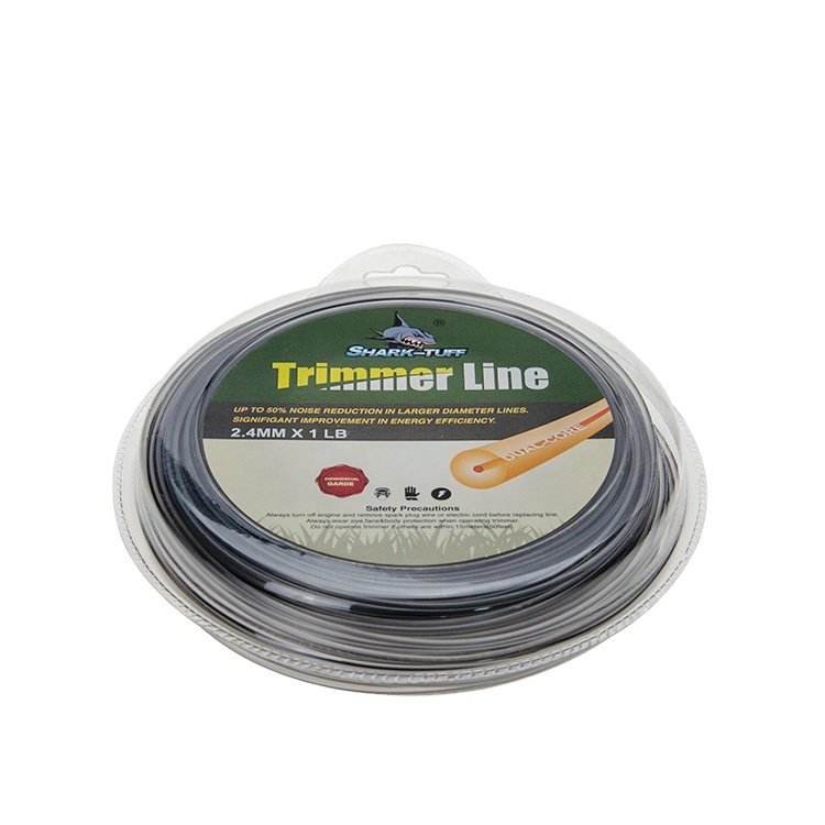 Dual -round shape 1.3-1.6mm Grass Nylon trimmer line Brush Cutter spare parts trimmer line for lawn mower