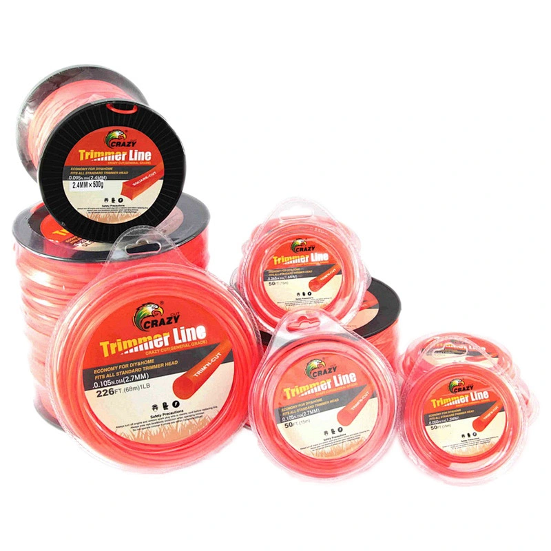 hot selling brush cutter spare parts manufacturer power string trimmer nylon blade grass trimmer line for cutting grass