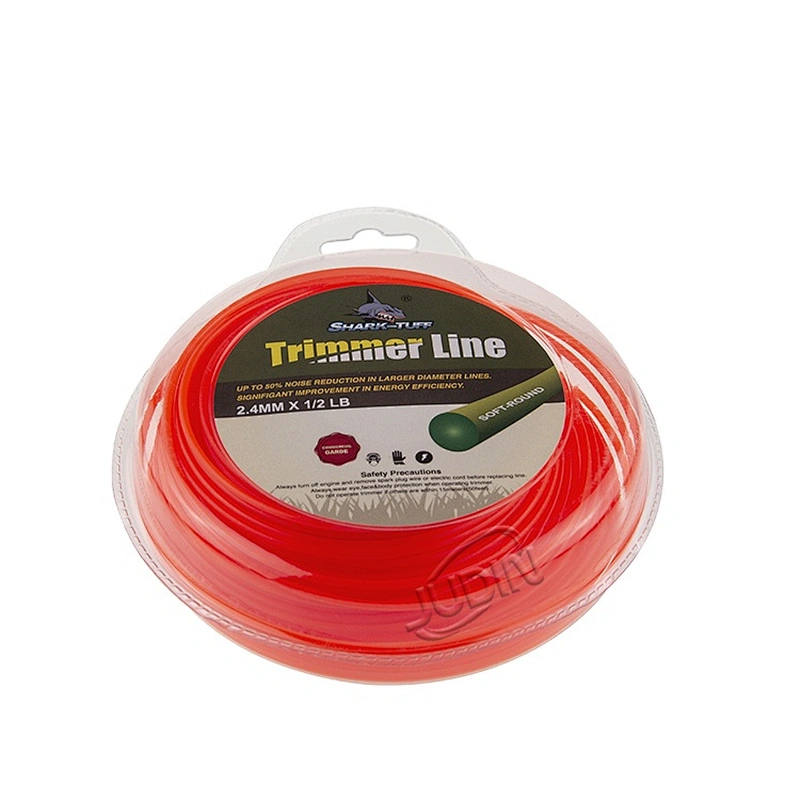 Dual -round shape 1.3-1.6mm Grass Nylon trimmer line Brush Cutter spare parts trimmer line for lawn mower