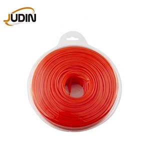 Dual -round shape 1.3-1.6mm Grass Nylon trimmer line Brush Cutter spare parts trimmer line for lawn mower