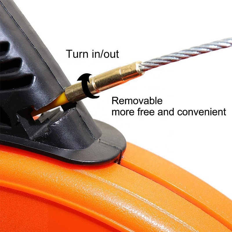 Fiberglass Wire Cable Running Rod Duct Rodder Fish Tape Puller Electricians Fish Tape Frp Cable Puller