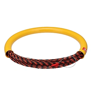 3 core with tube woven braid polyester Spring Steel Cable puller Fish Tape
