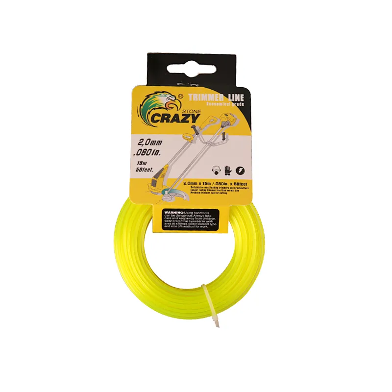 Ningbo Factory Wholesale 2.0mm 15m Grass Trimmer Parts Brush Cutter