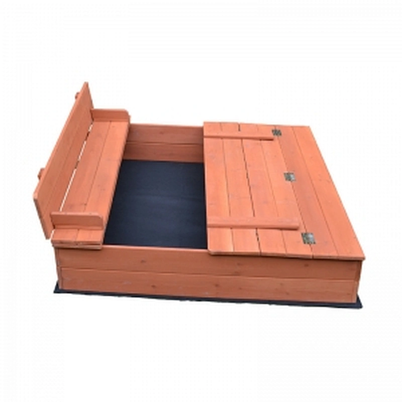 Children Sandbox with Integrated Bench Seats
