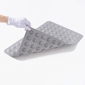 Baby silicone bath mat hotel waterproof non-slip mat suction cup