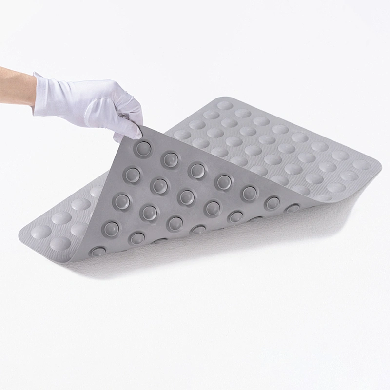 Baby silicone bath mat hotel waterproof non-slip mat suction cup