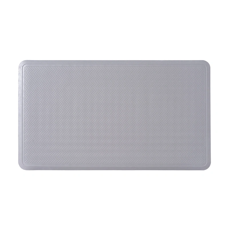 Bathroom non-slip mat soft antibacterial massage silicone bath mat with suction cup