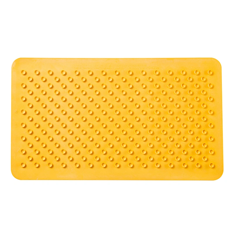 New style bathroom non-slip pad with suction cup unfortunately baby printed cartoon rubber bath pad