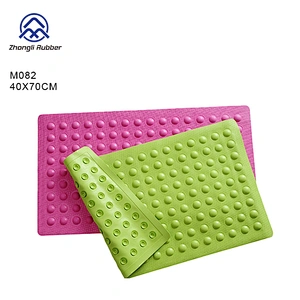 Promotional New Natural Rubber Bath Mat, Bathroom Mat with Suction