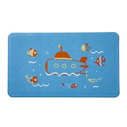 Rubber bath mat customizable pattern logo anti slip bath mat with suction cup at bottom