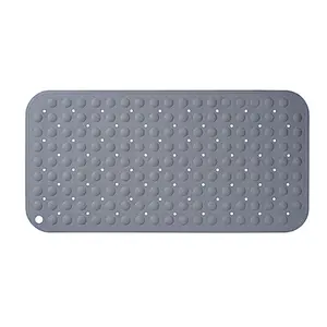 Hotel custom bathroom products with massage function non-slip bathtub bath mat with suction cup rubber bath mat