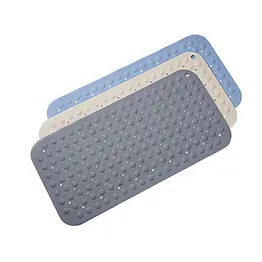 Hotel custom bathroom products with massage function non-slip bathtub bath mat with suction cup rubber bath mat