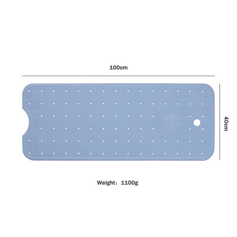 Natural rubber bathroom rubber mat for bathtub floor anti slip with suction cups