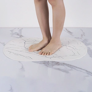Machine washable non slip bathtub mat soft rubber bathroom bath shower tub mat
