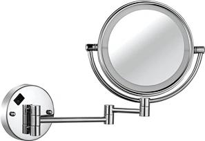 Make-up mirror with LED light