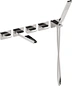 Separated wall-mount bathtub mxier
