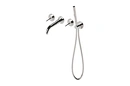 Separated wall-mount bathtub mxier