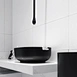 white above counter basin