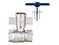 Ball valve，full flow ,female/female,lockable handle