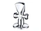 Double way angle valve
