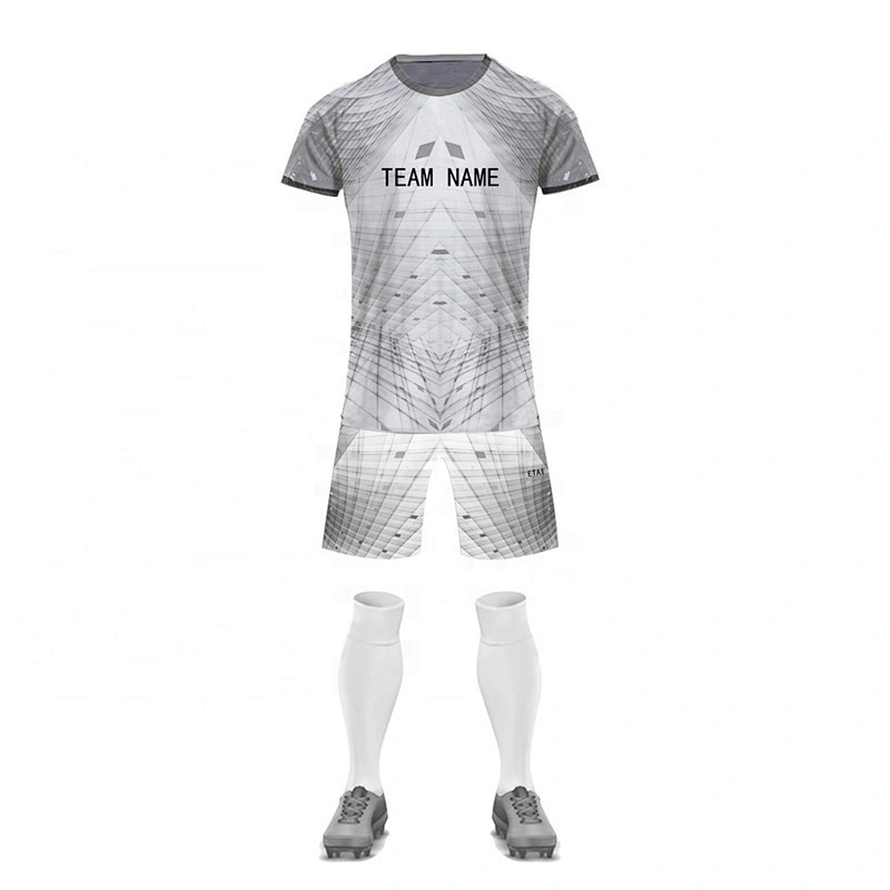 Custom Sublimation Soccer Uniform Men Training Suit Football Set Sports Soccer Jersey