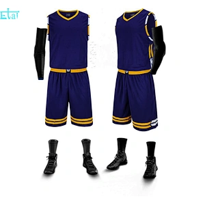 Design your own reversible mesh men basketball jerseys
