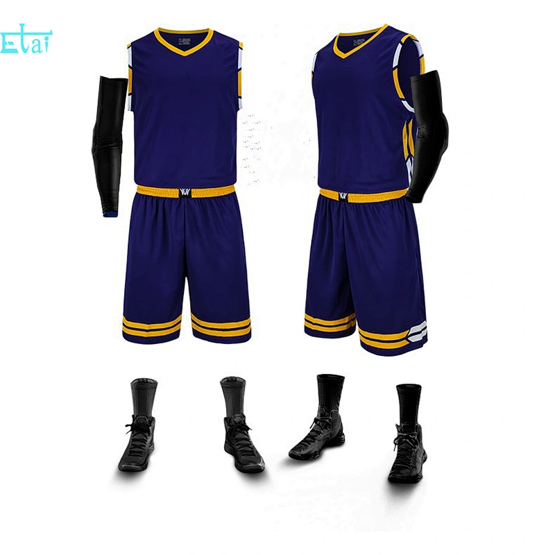 Design your own reversible mesh men basketball jerseys