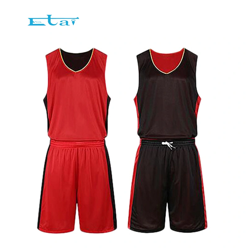 Custom Your Own Team Uniforms Basketball Jerseys Design Reversible Basketball Uniform Set