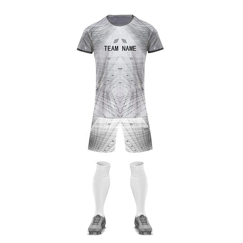 Custom Sublimation Soccer Uniform Men Training Suit Football Set Sports Soccer Jersey