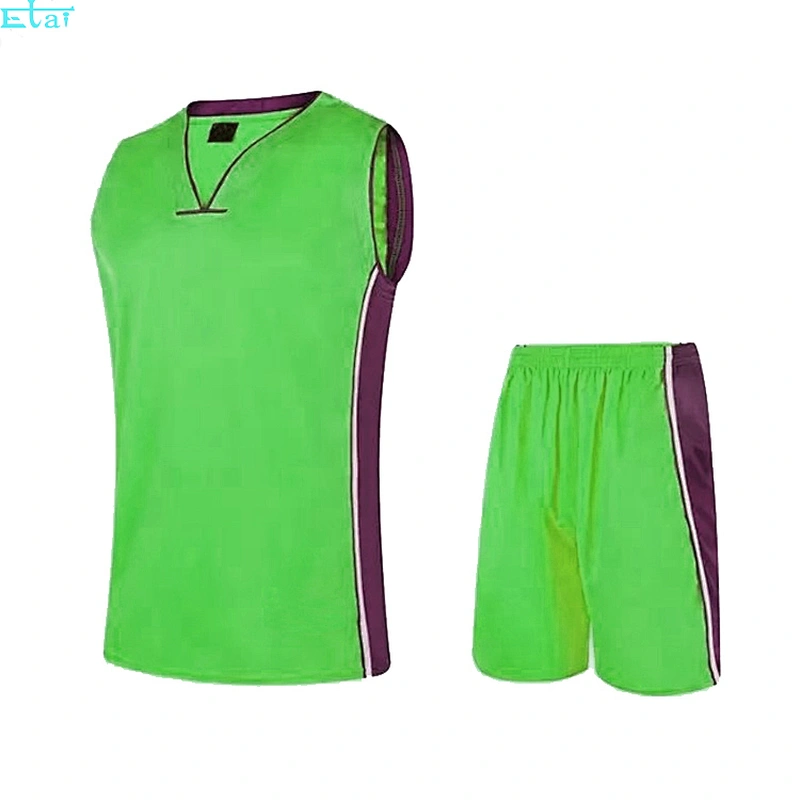 100% Polyester Reversible Basketball Wear euroleague basketball jerseys