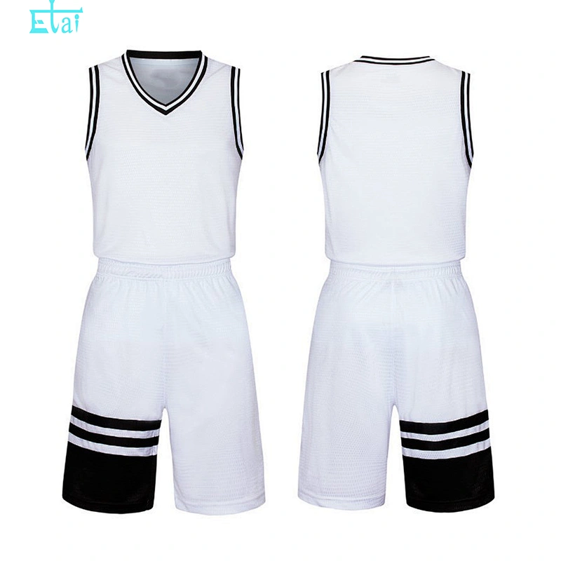 Reversible mesh men basketball jerseys uniform dominicana