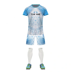 Custom Sublimation Soccer Uniform Men Training Suit Football Set Sports Soccer Jersey