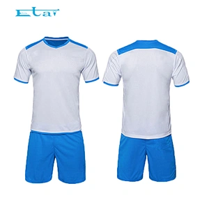 Man's Soccer Football Jersey Short Sleeve Shirt And Shorts Uniforms