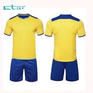Man's Soccer Football Jersey Short Sleeve Shirt And Shorts Uniforms