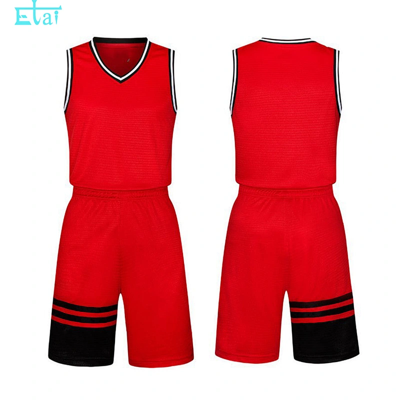 Reversible mesh men basketball jerseys uniform dominicana