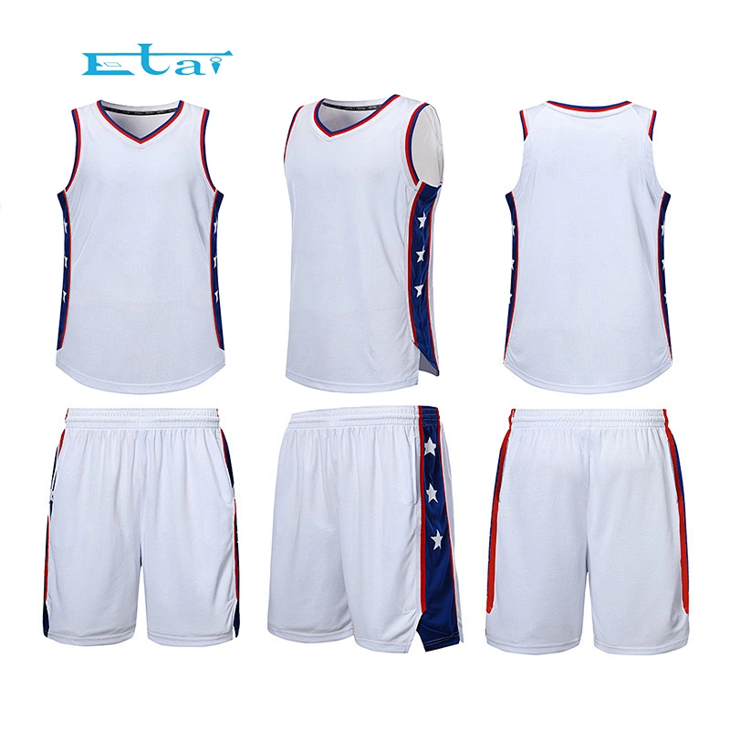100% Polyester Wholesale Cheap Basketball Uniforms Basketball Uniforms Reversible Sets