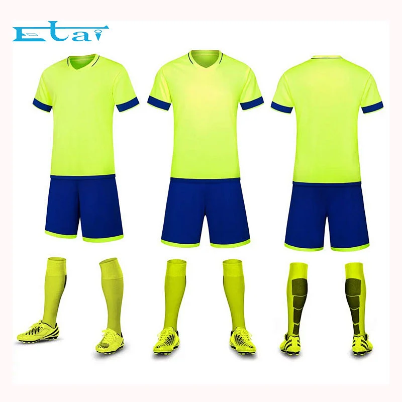 custom colorful cheap football teams t shirts wholesale blank soccer jersey