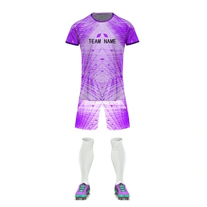Custom Sublimation Soccer Uniform Men Training Suit Football Set Sports Soccer Jersey
