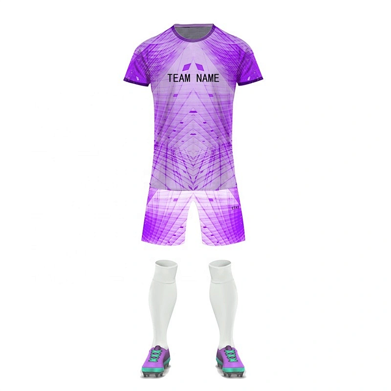 Custom Sublimation Soccer Uniform Men Training Suit Football Set Sports Soccer Jersey