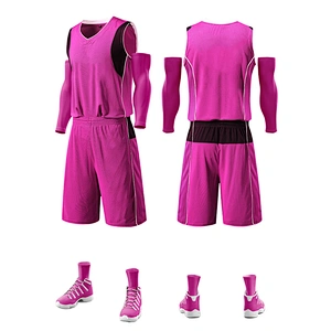 Best Wholesale Cheap Reversible Youth Basketball Uniform Set